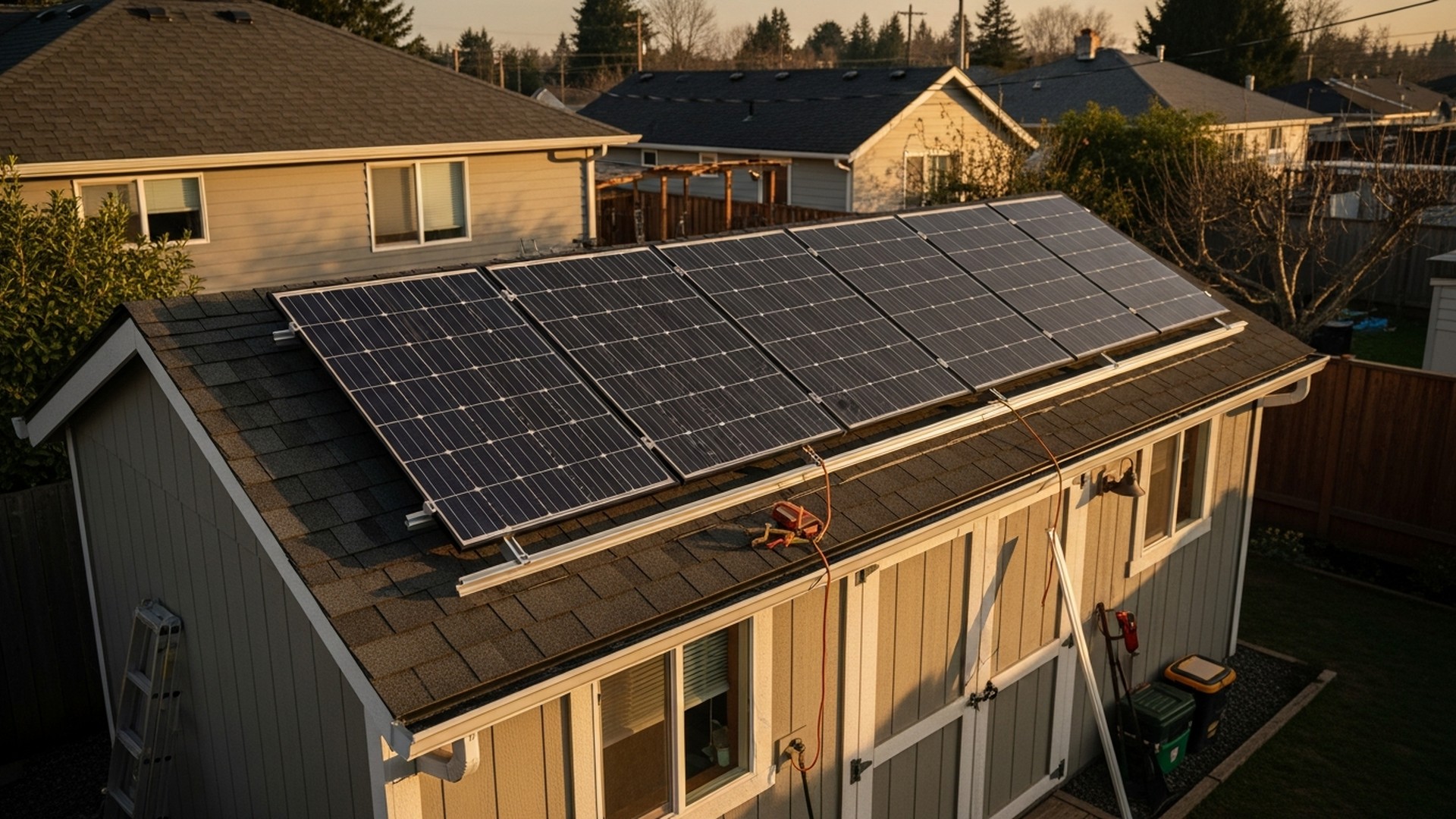 1KW Solar System for Shed: Complete Sizing Guide