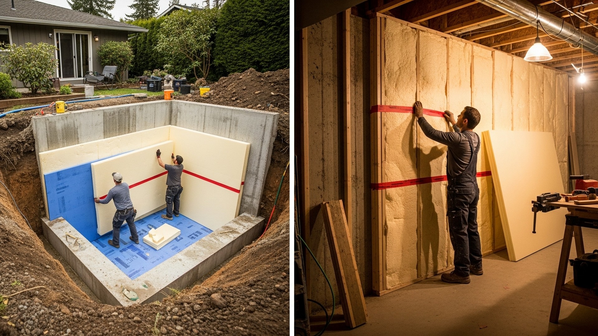 Basement Insulation: Interior vs Exterior Methods