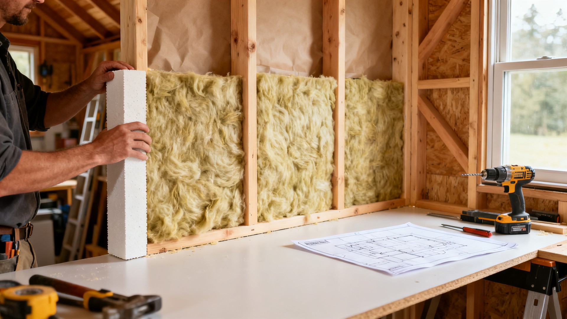 Best Insulation for Workshop: Materials and R-Values