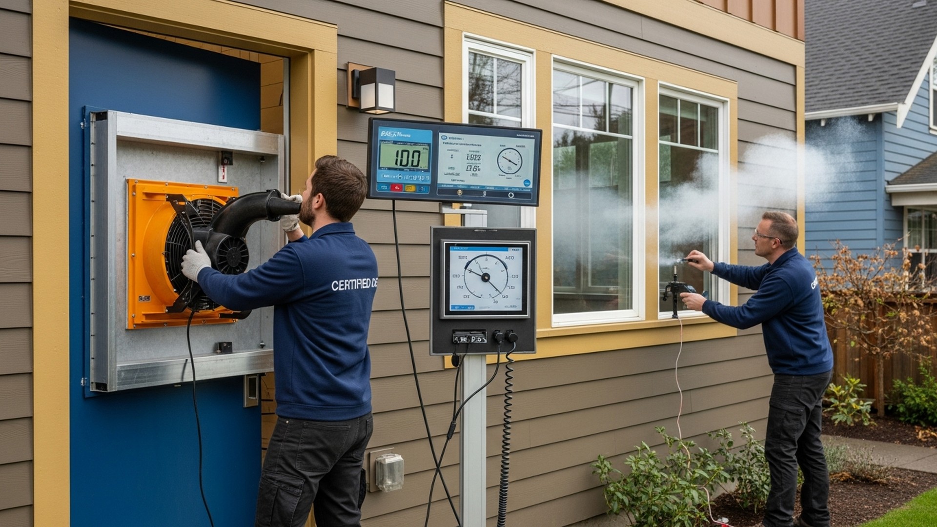 Blower Door Testing: How to Achieve Passive House Airtightness