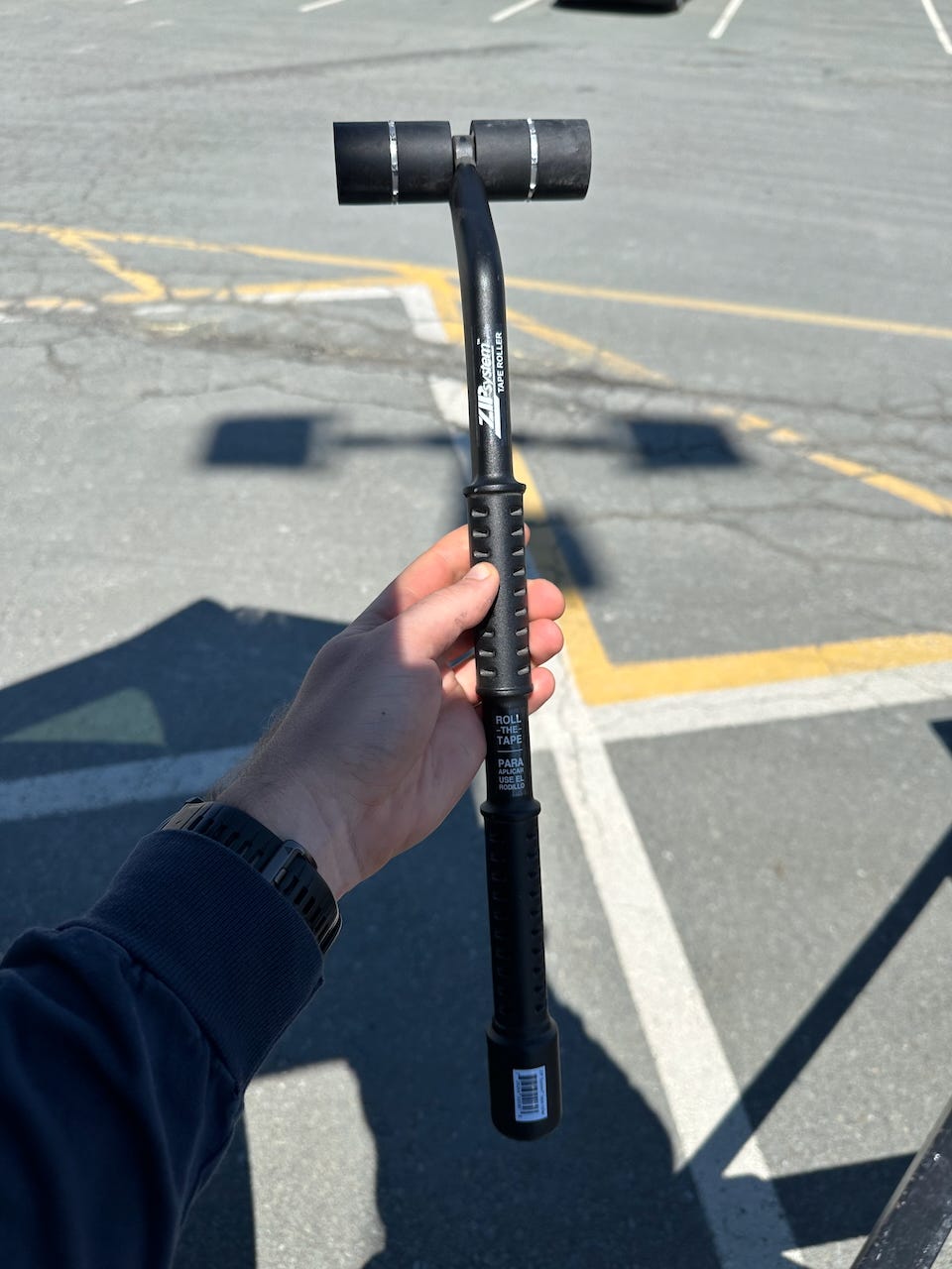 The special Zip tape roller