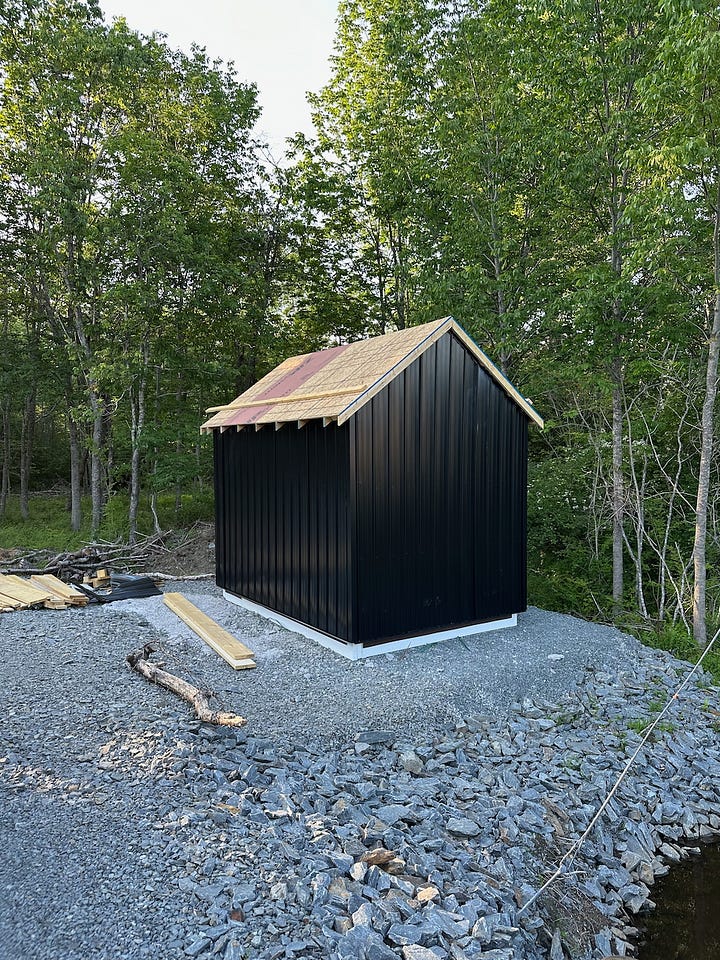 Adding and completing the siding