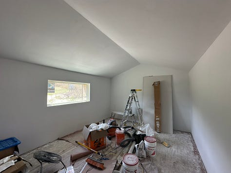 office shed near completion