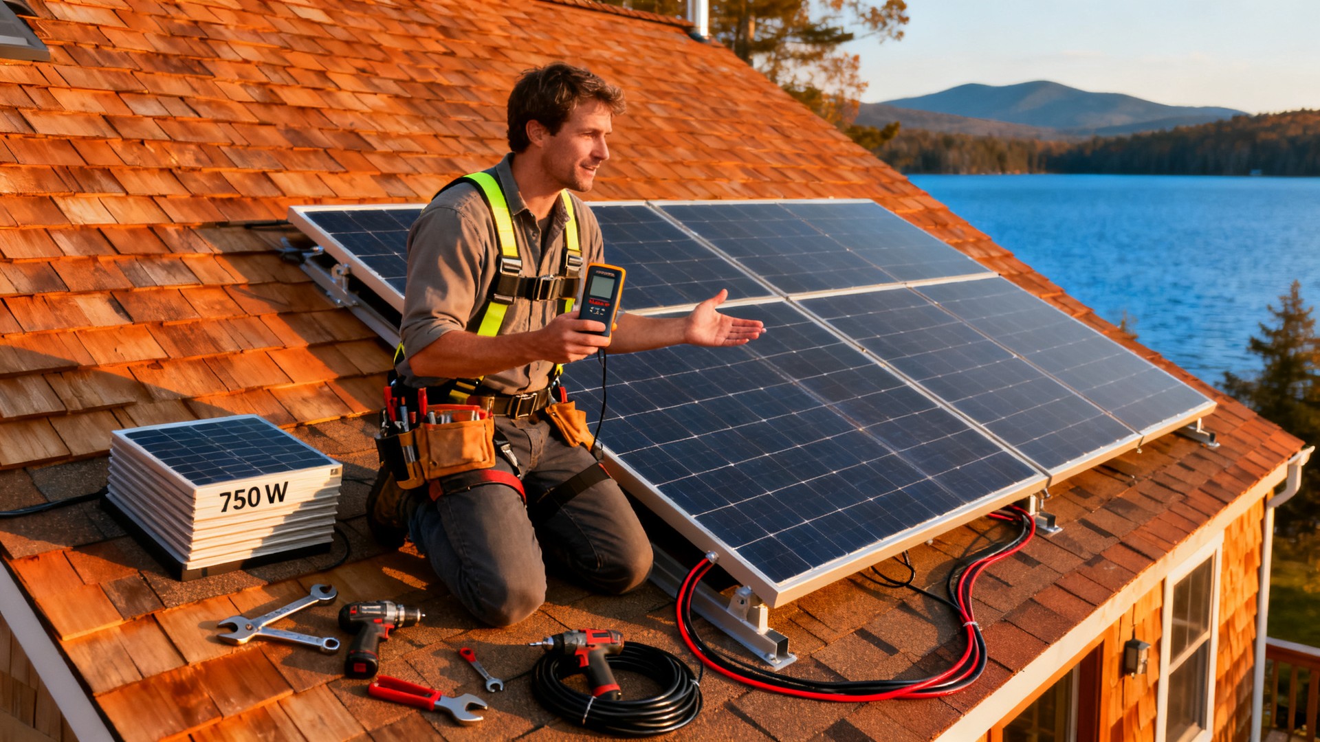 Cabin Solar System Sizing: How Much Do You Need?