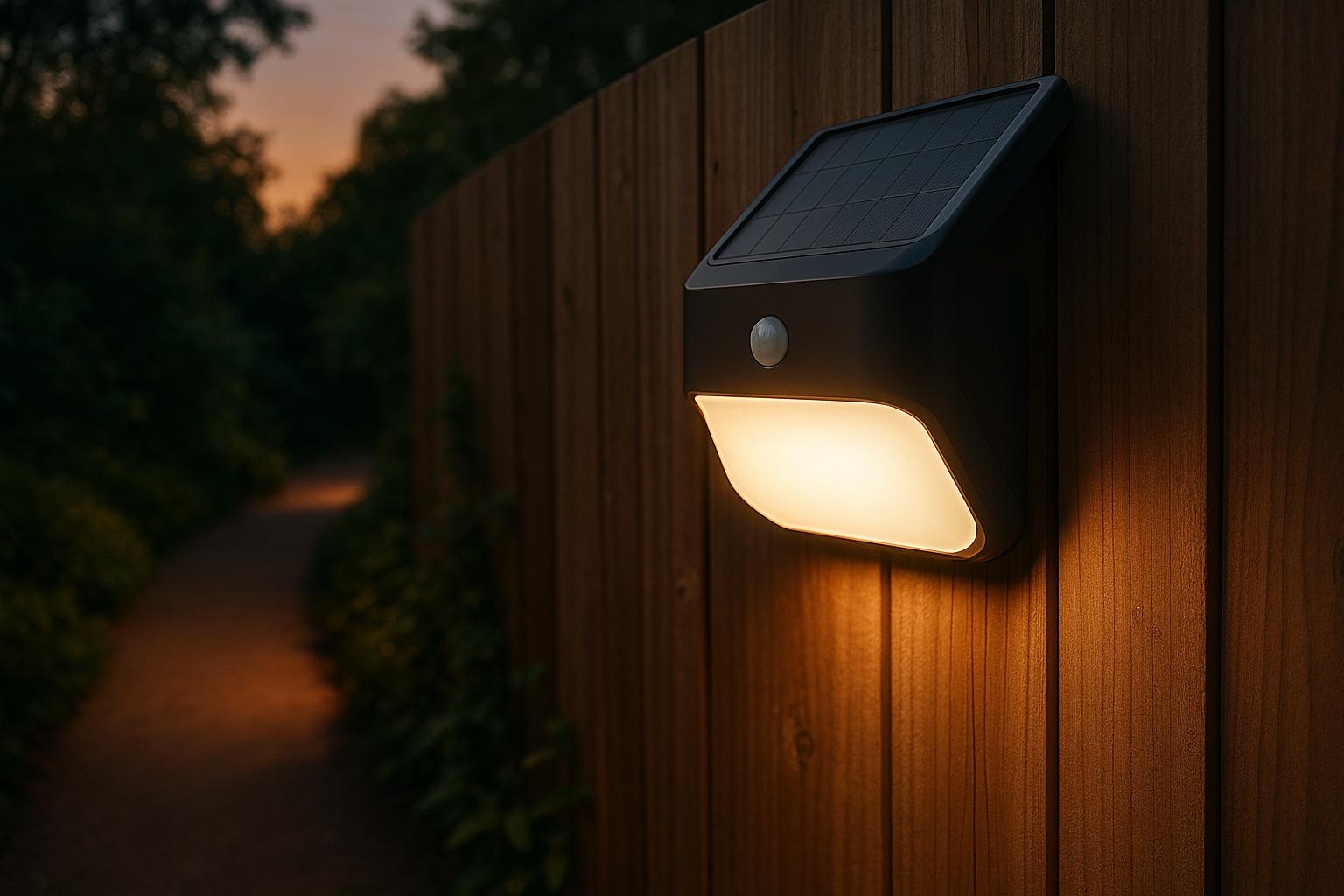 DIY Solar Motion Sensor Light Setup