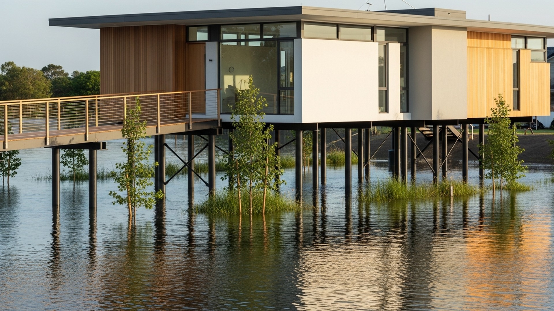 Flood Resistant Building: Elevated Construction