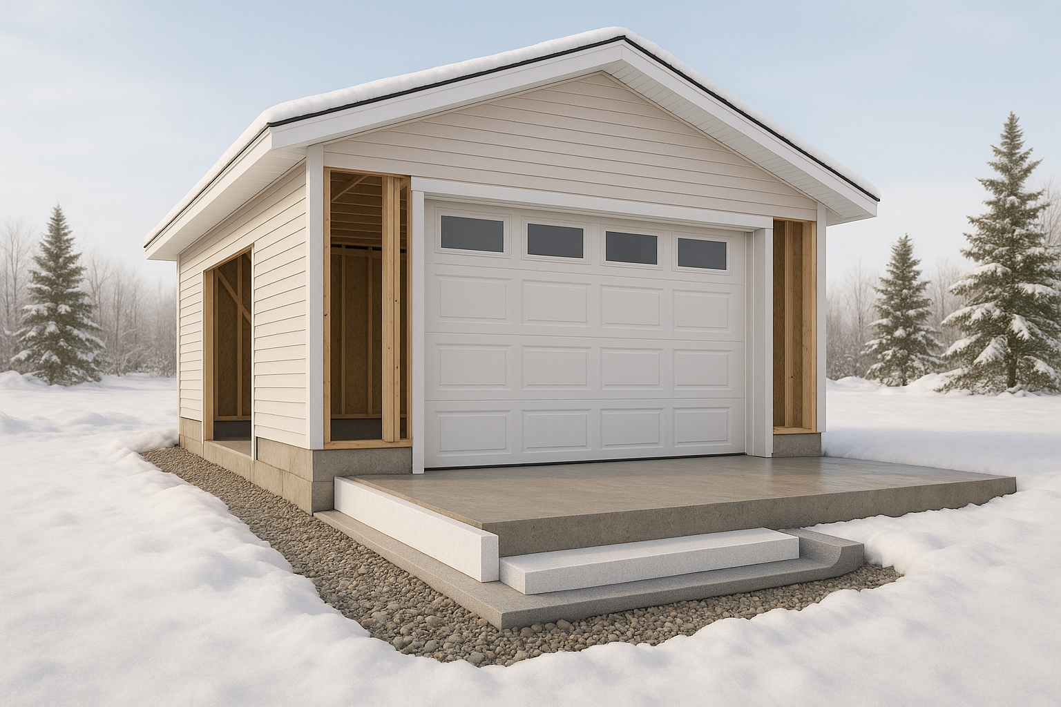 Frost-Protected Shallow Foundations for Garages