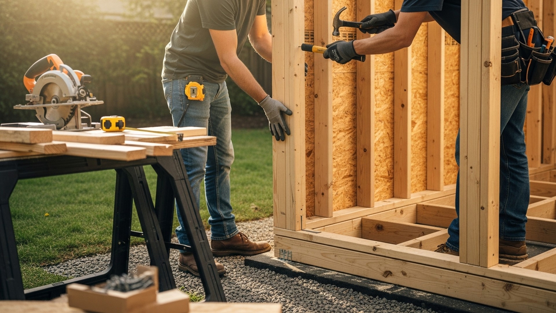 How to Build a Shed Step by Step