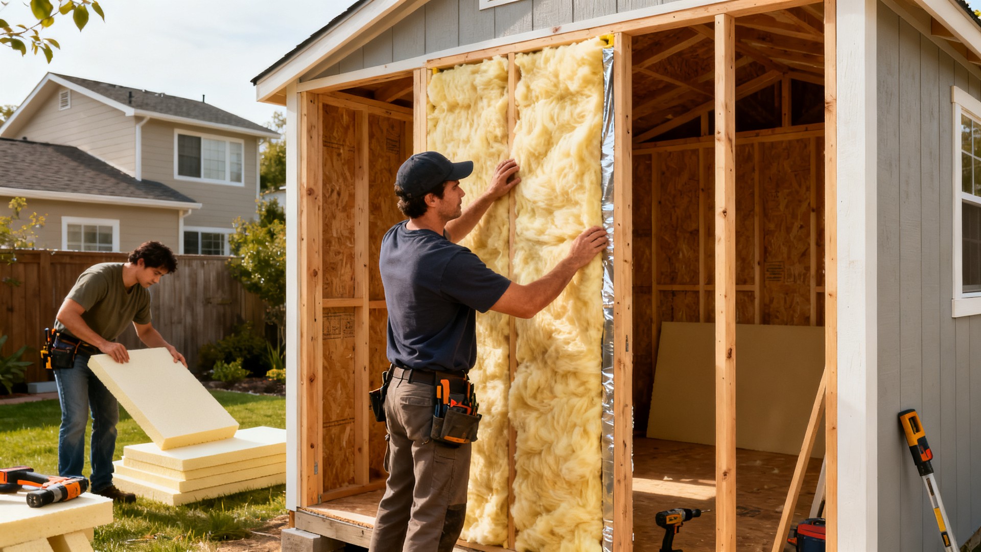 Insulated Shed Wall Assembly: Keep IT Warm