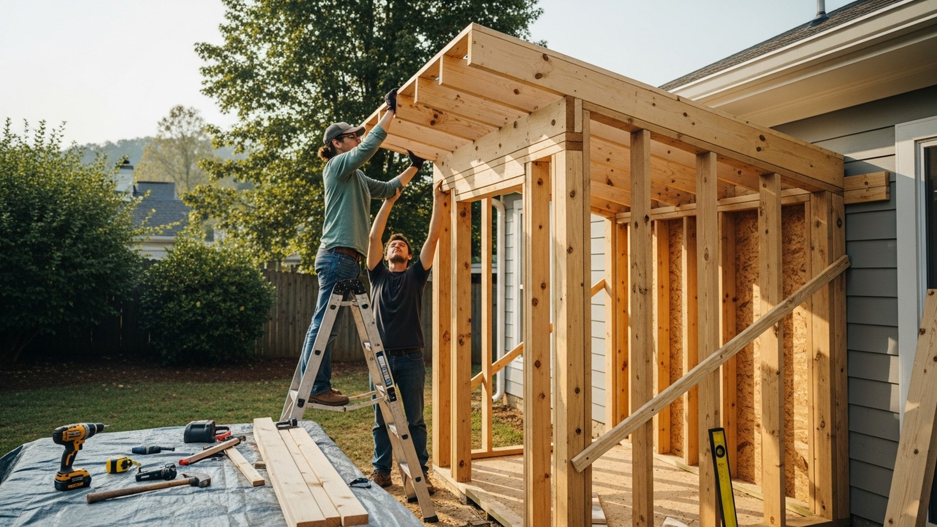 Lean-To Shed Plans: Simple Build Guide