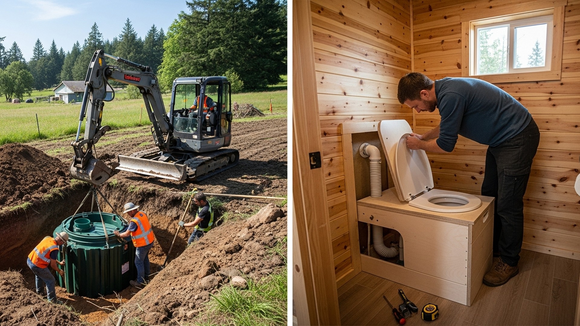 Off-Grid Septic and Composting Toilet Options