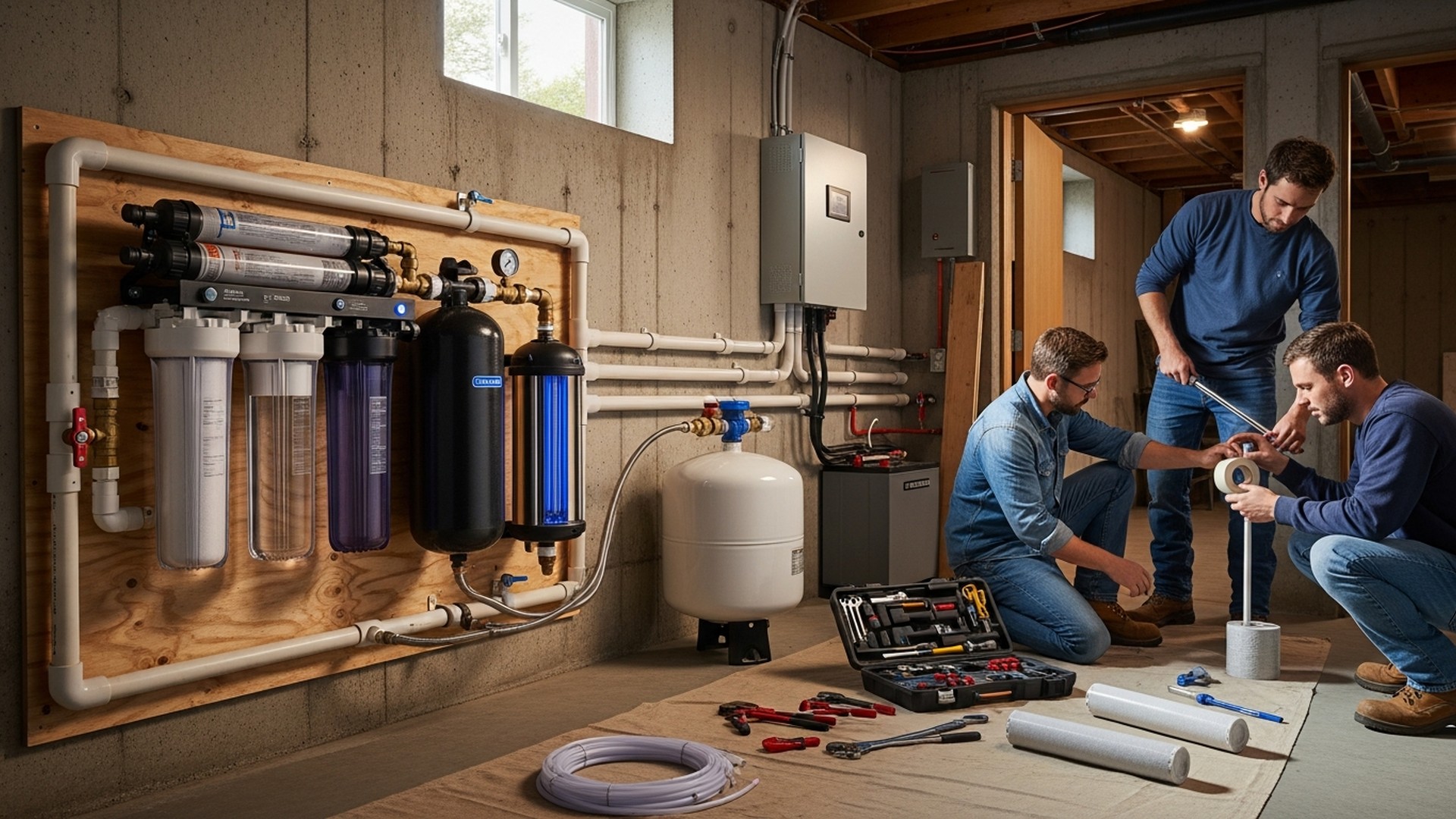 Off-Grid Water Filtration: Whole House Systems