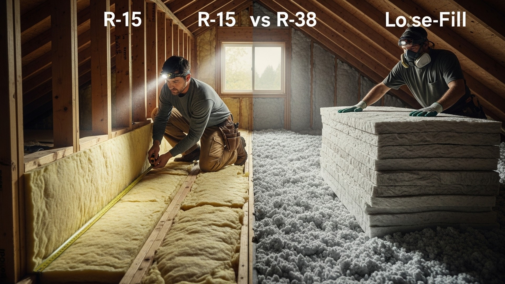 R-15 vs R-38 Insulation: Which Do You Need?