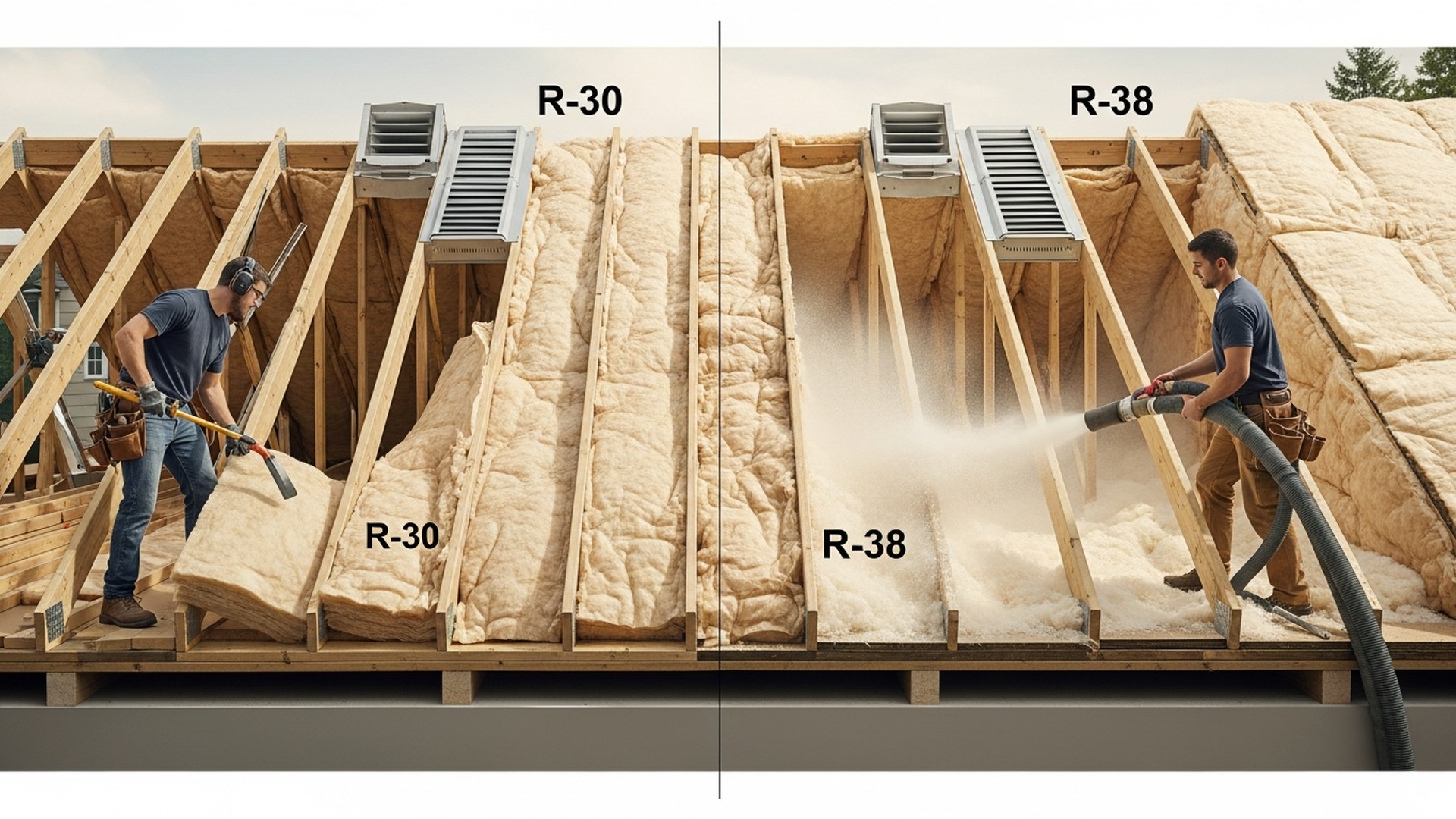 R-30 vs R-38 Insulation: Which Do You Need?