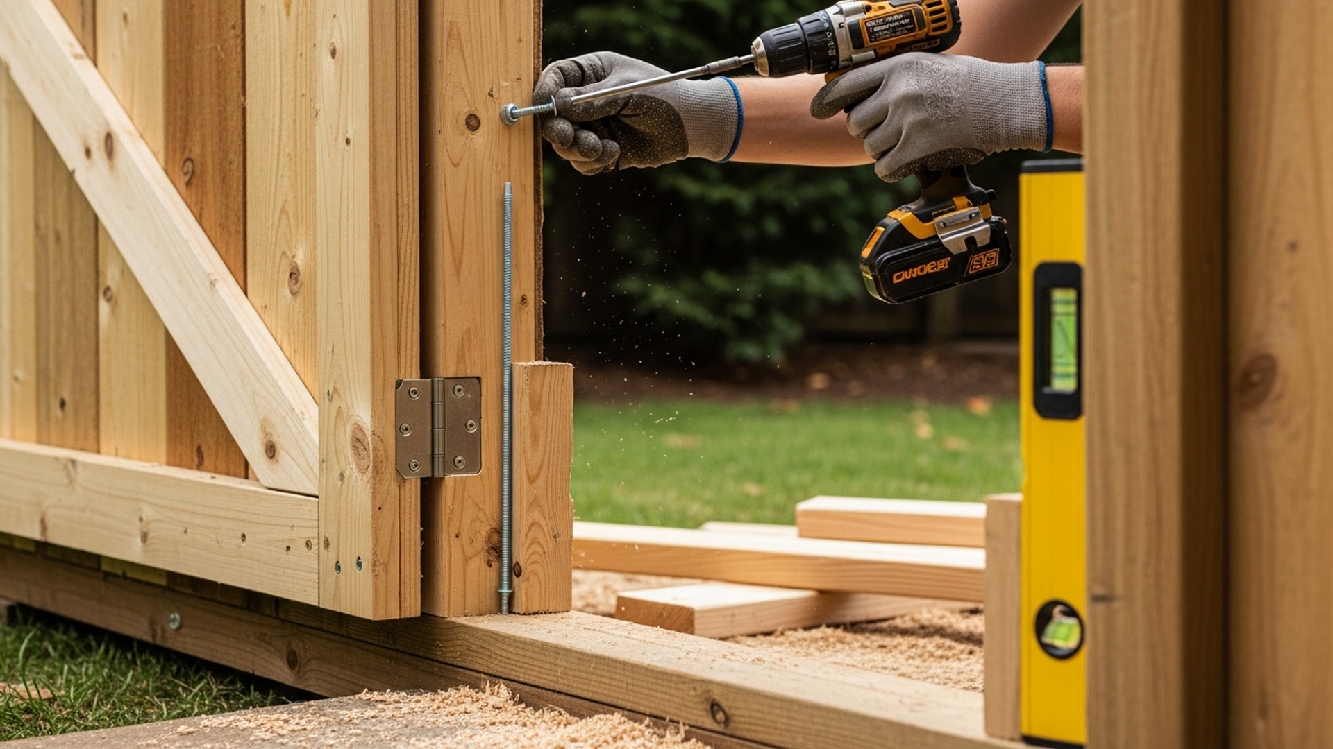 Shed Door Installation: Framing and Hanging