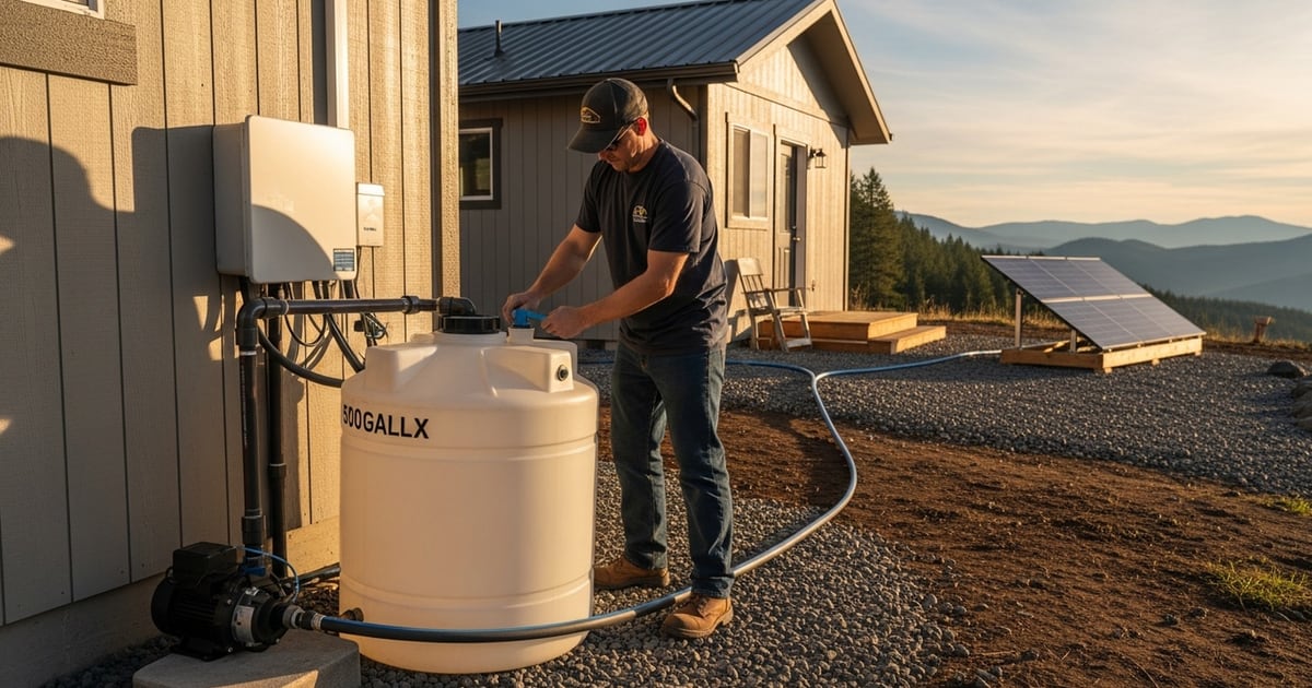 Cabin Plumbing: Off-Grid Water Systems | DIY Eco Homes