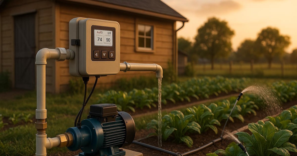 Program Water Pump How to Automate Existing Water Pumps on a Budget