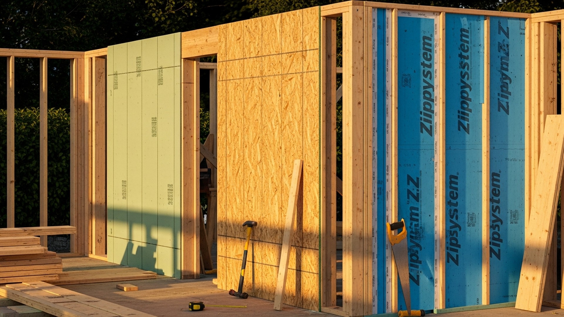 Wall Sheathing Options: OSB vs Plywood vs Zip